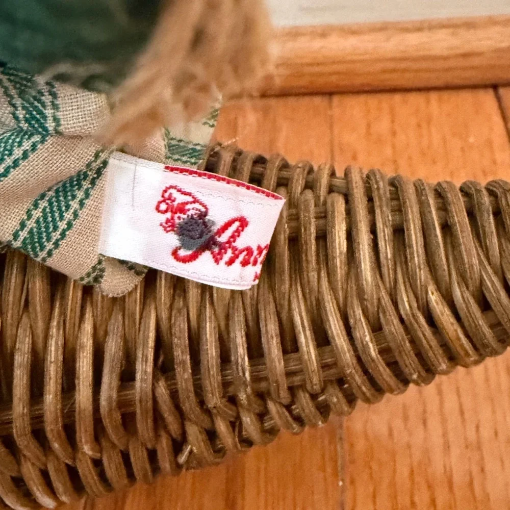 Annalee Scarecrow Basket fall Harvest Decor cornucopia 1997 Thanksgiving - Picture 7 of 12